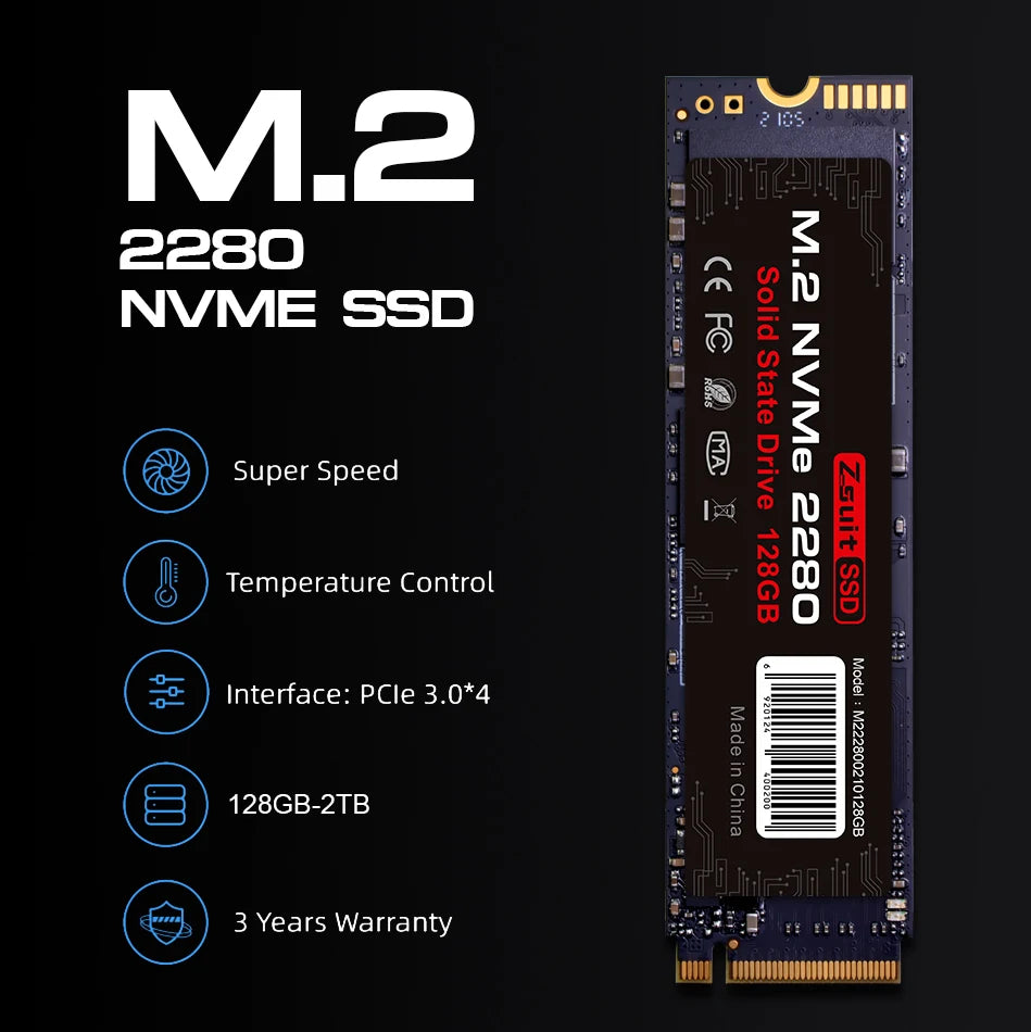 Z-suite Ssd Nvme M.2 512gb Large-capacity Notebook Hard Drive Hard Disk Laptop Built-in Hard Disk Fast Read Write M2 Ssd Drive Zpaxo