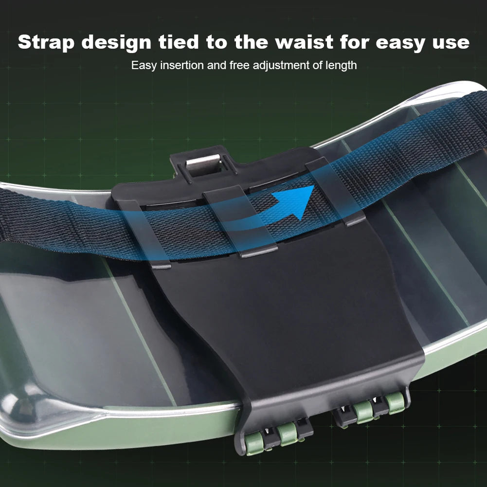 Fishing Belt Bag Bait Storage Box Large Capacity Fish Tackle Portable