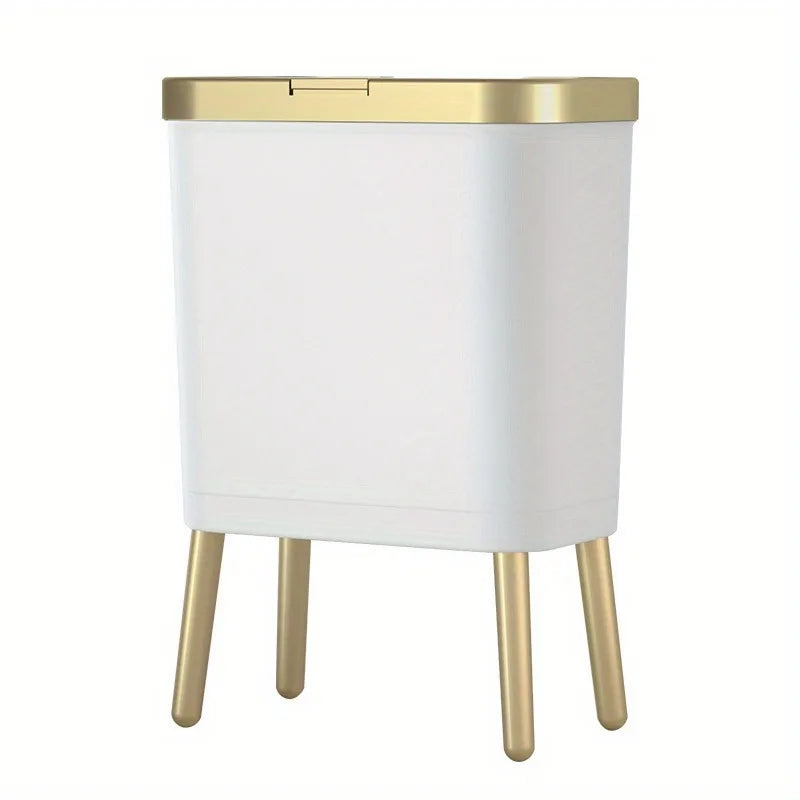 Large Square Plastic Trash Can Odor-sealing Lid Multifunctional