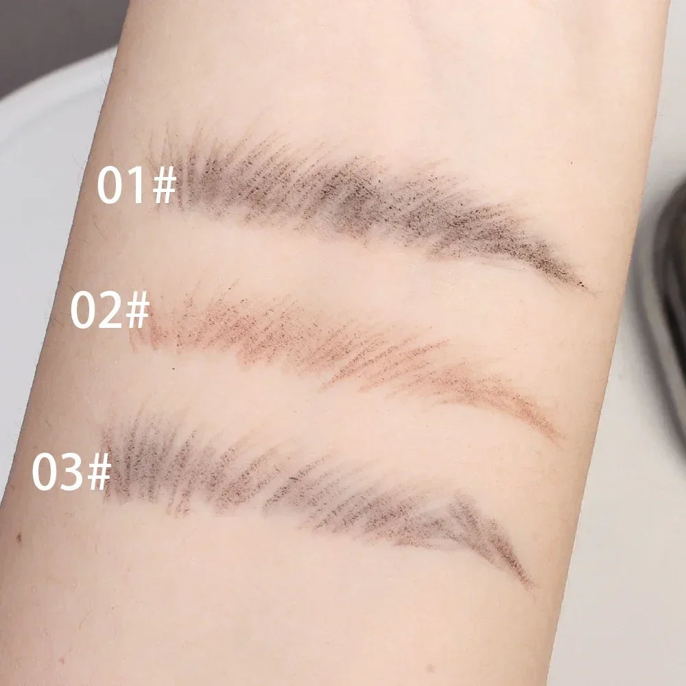 Microblading Eyebrow Pen Makeup Waterproof Lasting Matte Black Brown