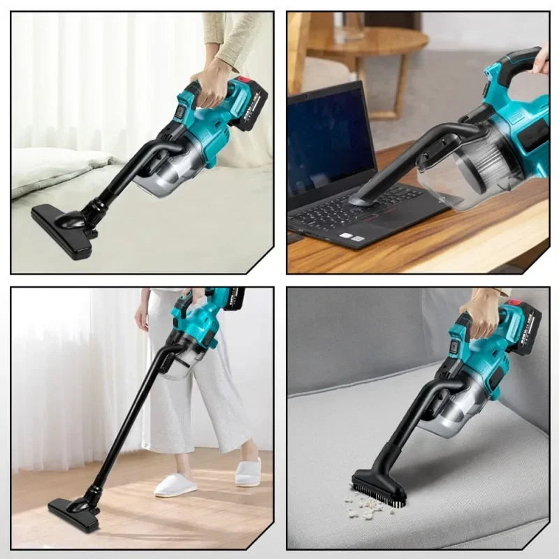 Cordless Handheld Electric Vacuum Cleaner 1000W Powerful Rechargeable