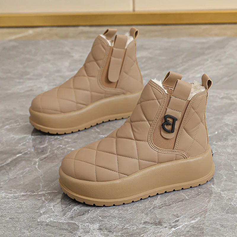 Snow Boots Women Fur Integrated Cold Resistant Women's Winter Plush
