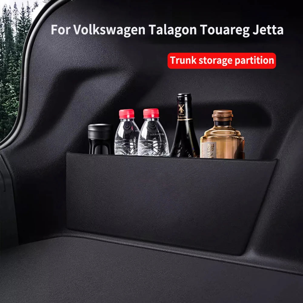 Suitable For Volkswagen Talagon Touareg Jetta Leling Trunk Partition Interior Decoration Car Supplies Storage and Storage Box Zpaxo
