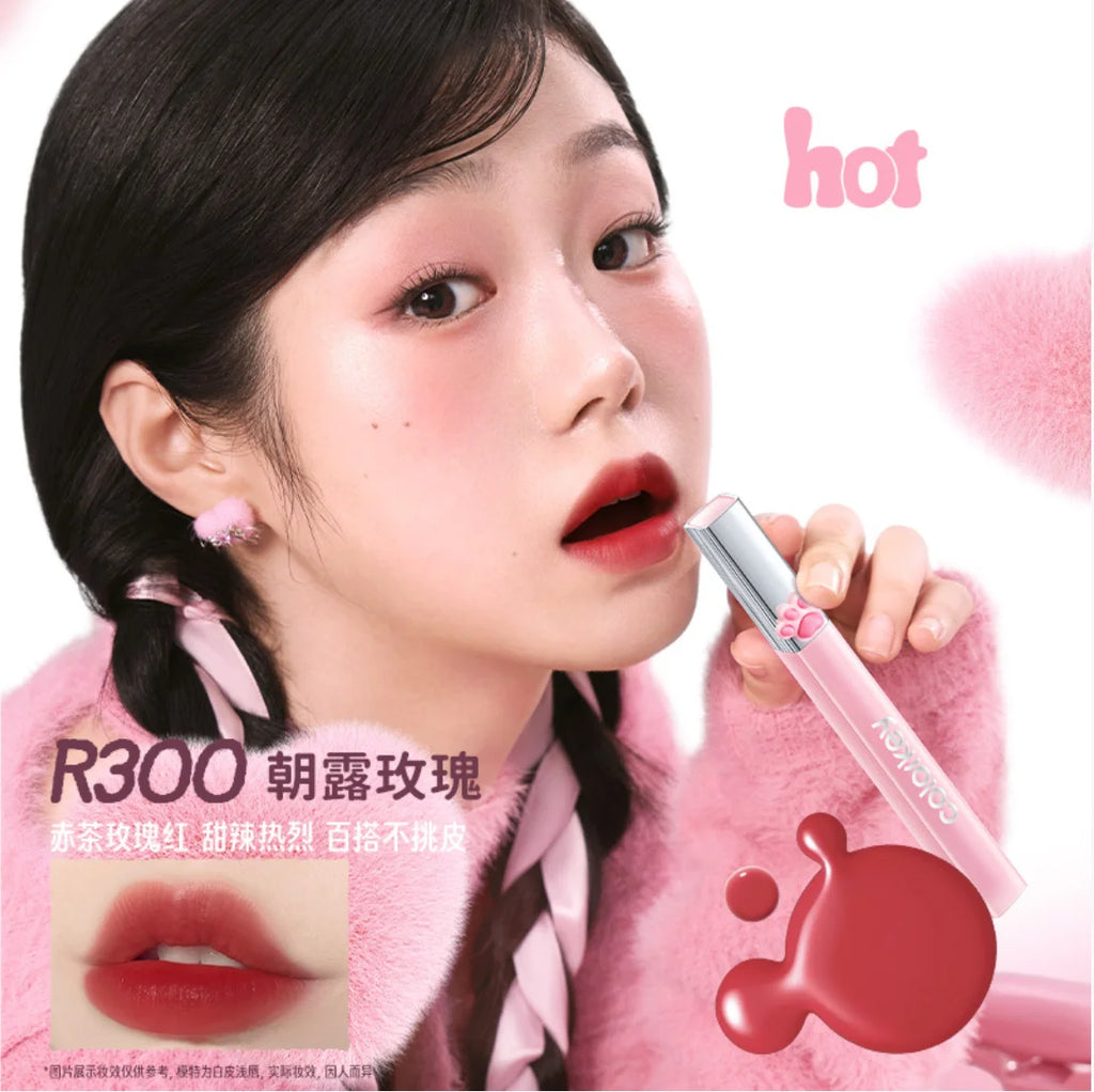 COLORKEY Light Soft Tint Liquid Lipstick Watery Matte Lipgloss Waterproof Non-stick 1.8g Lip Makeup Authentic Original Cosmetics Zpaxo