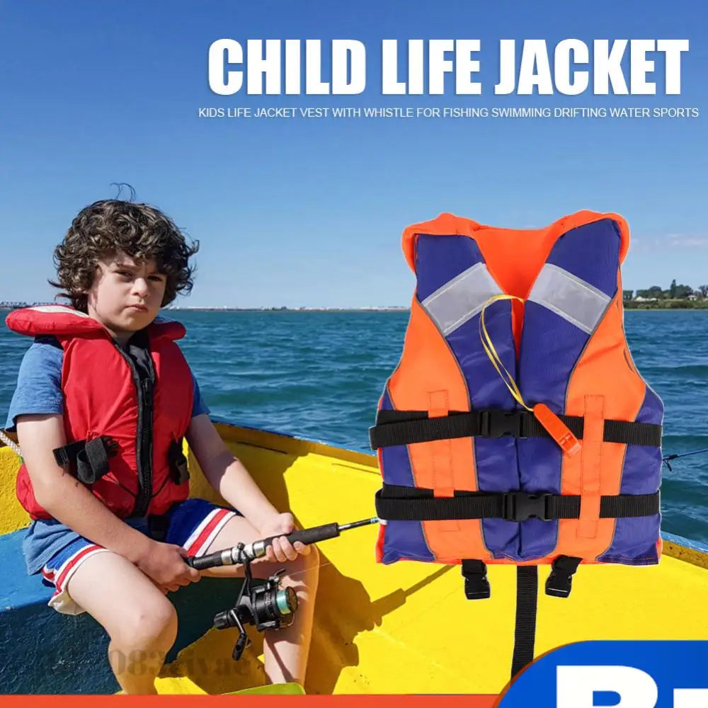 Kids Life Vest Water Sport Swim Swimsuit Children Swimming Aid