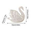 Toilet Screw Covers Decorative Ceramic Swan Bowl Caps Bathroom Decor