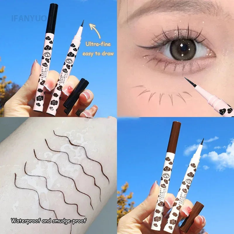 Lying Silkworm Liquid Eyeliner Pen Waterproof Big Eyes Makeup