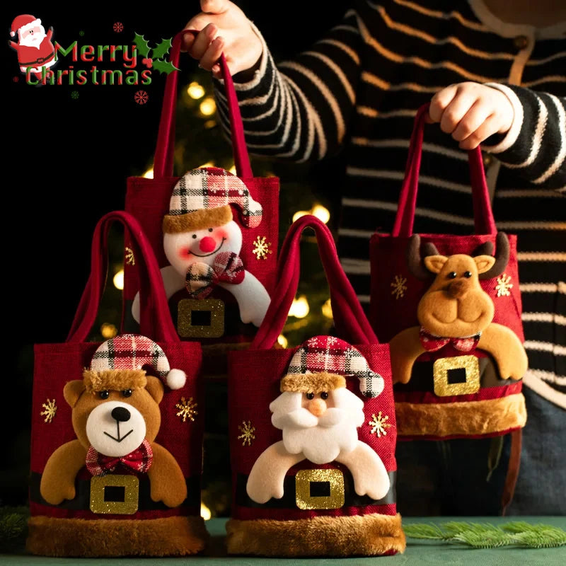 2025 Christmas Portable Apple Bag Eve Creative Candy Children's Small