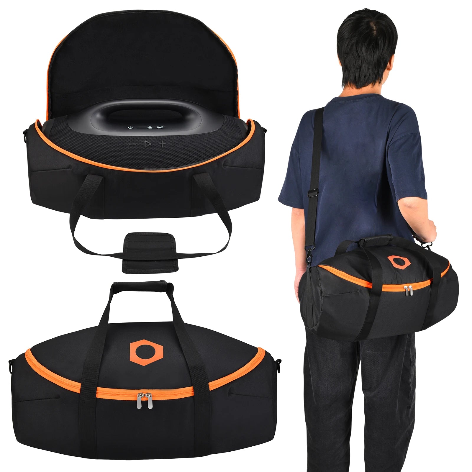 Portable Speaker Bag for JBL BOOMBOX 4 Speaker Sound Permeable Bags BOOMBOX 4 Transparent Box Outdoors Travel Carrying Case Zpaxo