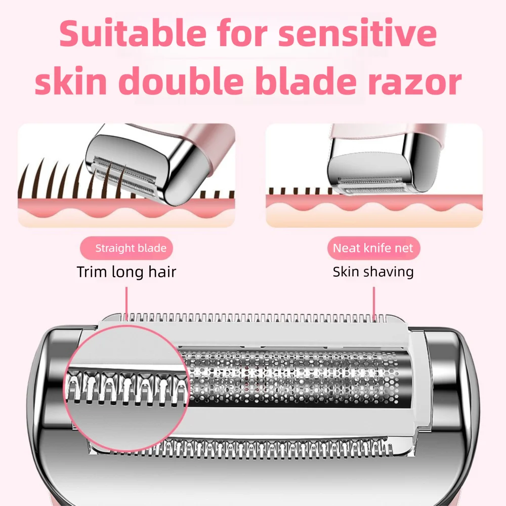 Ladies Men's Full Body Private Area Trimming Electric Shaver Armpit