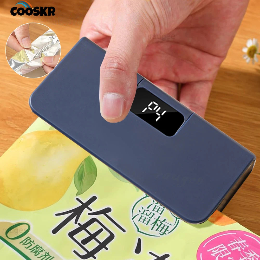 Mini Heat Sealer Plastic Bag Sealing Machine Rechargable Storage