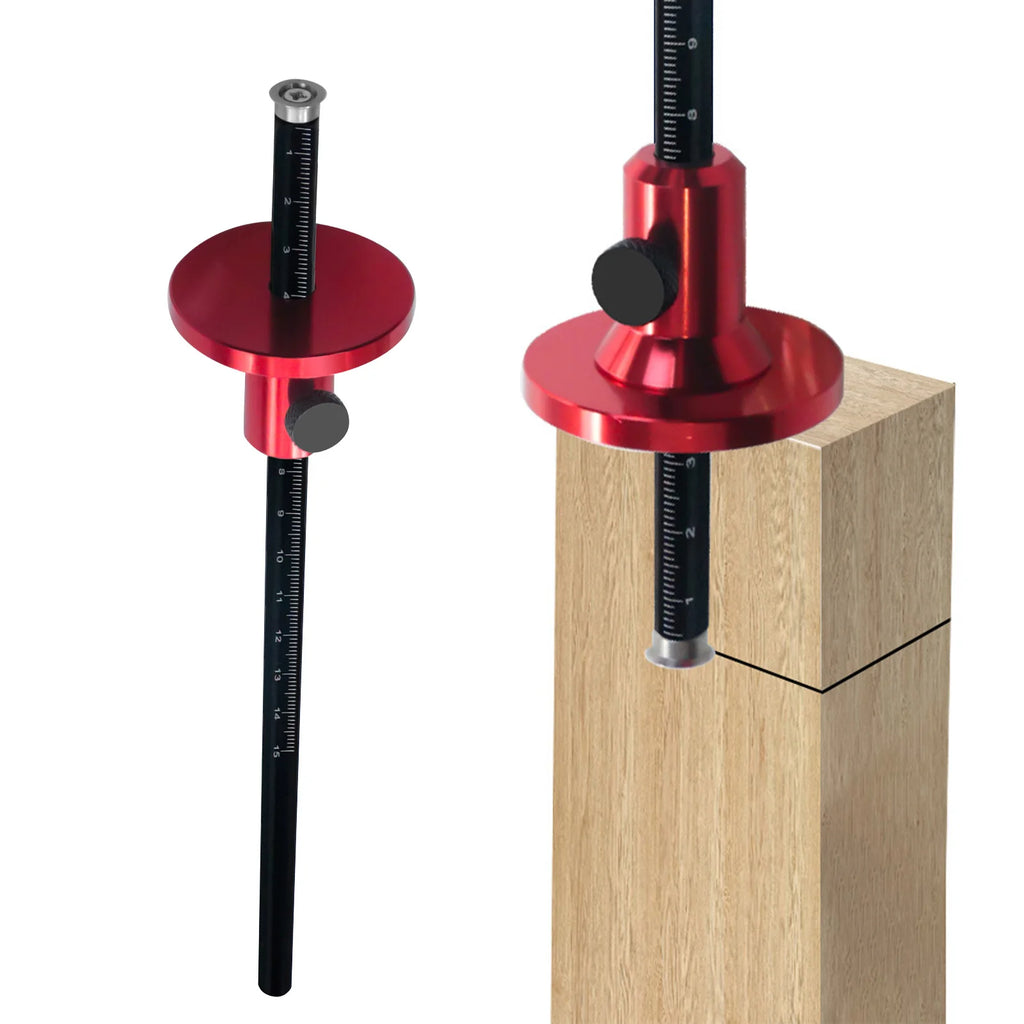 Woodworking Scribe Tool European Knob Adjustment Wood Marking Scriber
