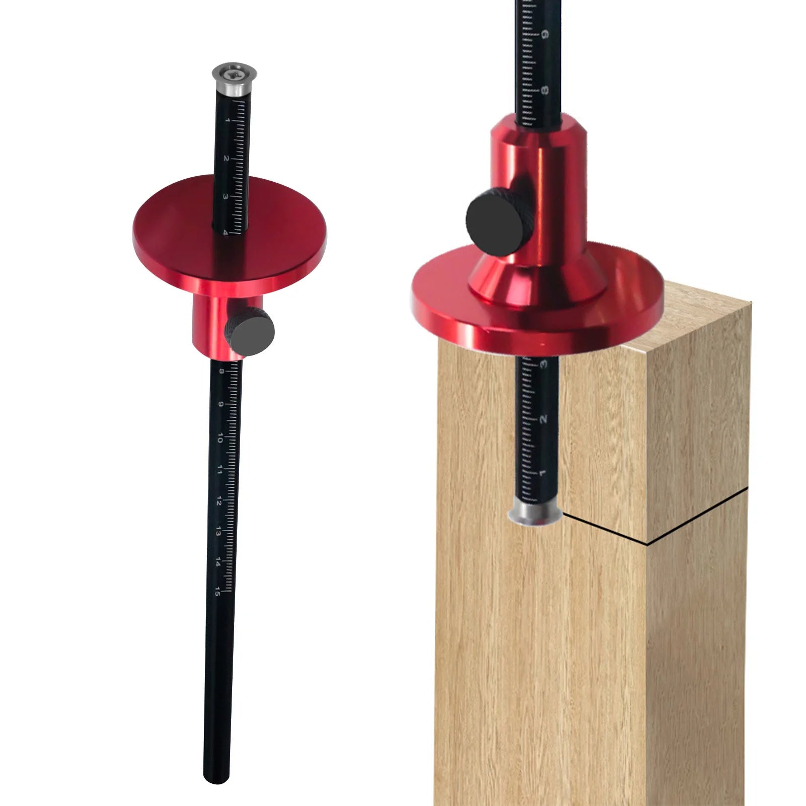 Woodworking Scribe Tool European Knob Adjustment Wood Marking Scriber