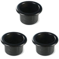 Black Car Cup Water Drink Holder Recessed RV Marine Boat Trailer