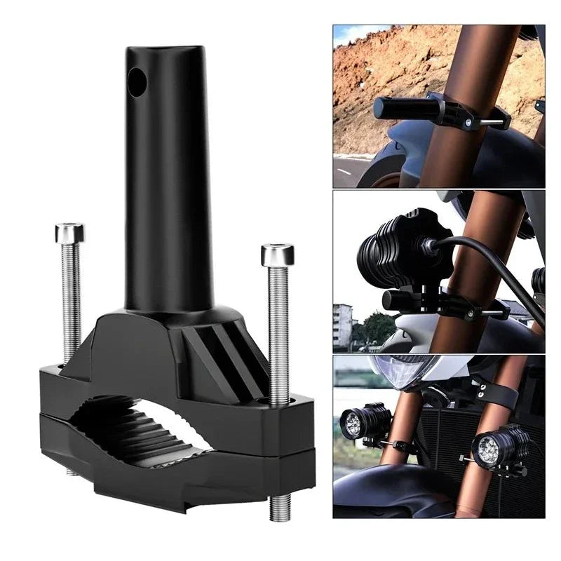 Motorcycle Front Fork Light Mounting Rod Bracket Bumper Modified