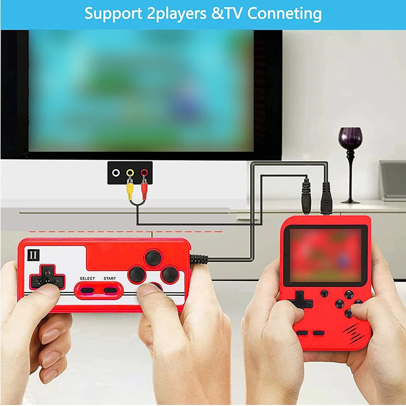 Built-in 400 FC Games Portable Case Mini Retro Handheld Game Console