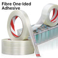 Strong Fiber Tape Filament Transparent Striped Electrical Fixed Glass