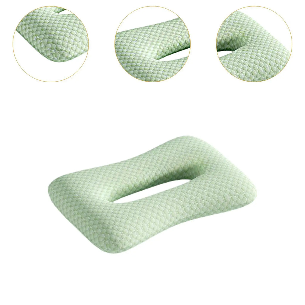 Ear Piercing Pillow Couch Office Ergonomic Design Removable Cover Zpaxo