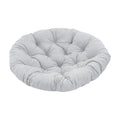 Papasan Chair Cushion Egg Chair Cushion Garden Chair Mat Washable Thick Round 15.7inch for Rocking Chair Seats Sturdy Zpaxo Light Gray