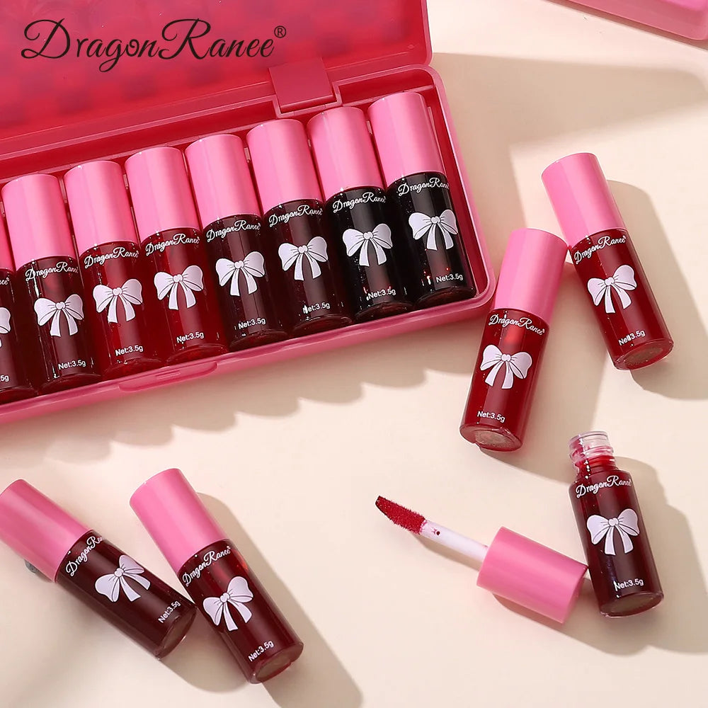 10 pack lip gloss set, easy to color and non fading, moisturizing lip gloss, waterproof and moisturizing lipstick water Zpaxo