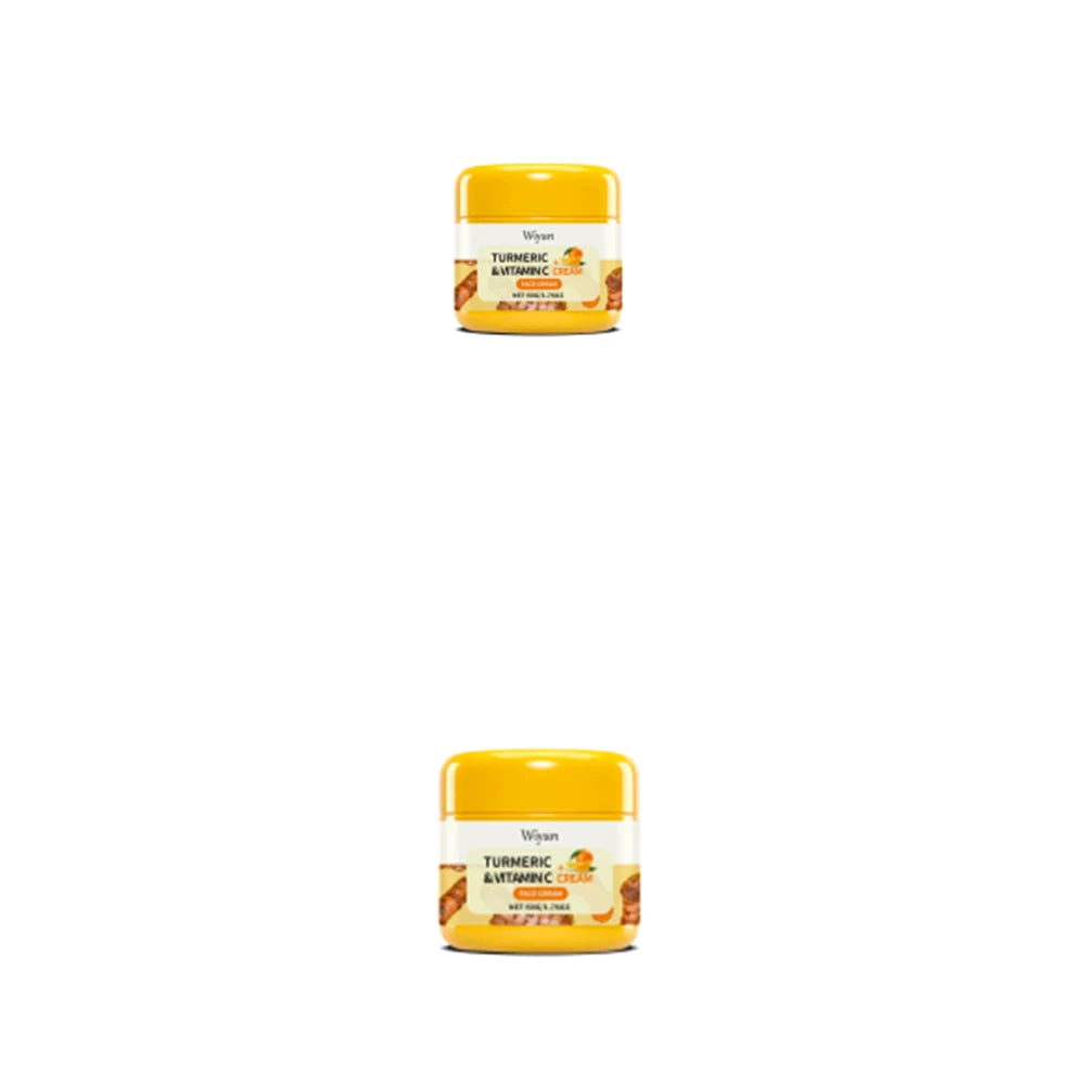 WIYUN Turmeric Brightening Cream – Dark Spots & Vitamin C Brightening Face Cream Zpaxo 2pcs