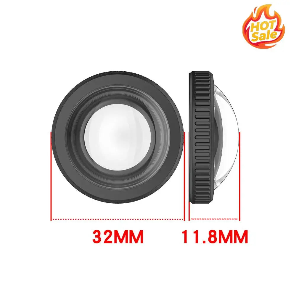 2Pcs Lens Guards for Go Pro MAX 2 Action Camera Accessories HD Lens Protector Cover Tempered Glass Dustproof Scratch-Resistant Zpaxo