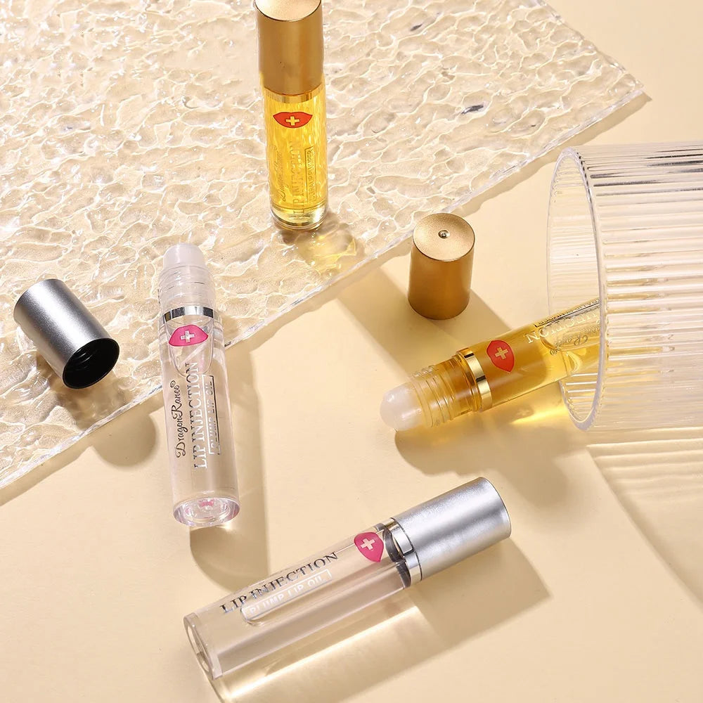 Lip Plumping Oil Moisturizing and Hydrating, Color-Enhancing Base Lip Care Lip Liquid, Glass Lip Effect, Glossy Mirror Finish, Gentle Colorless Lip Oil Zpaxo
