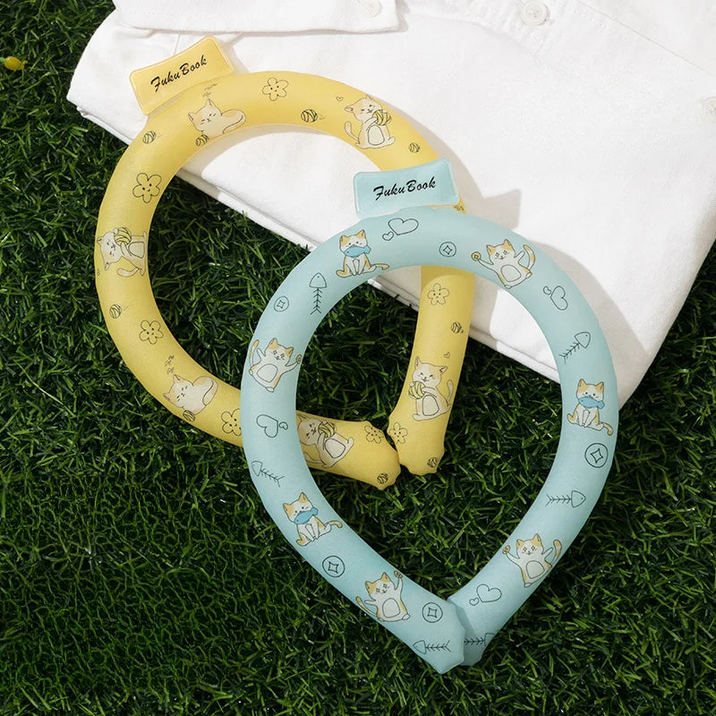 Outdoor Cool Hanging Neck Heat Absorbing and Cold Feel Ice Collar Summer Heat Prevention and Cooling Sports Ice Cool Neck Collar Zpaxo