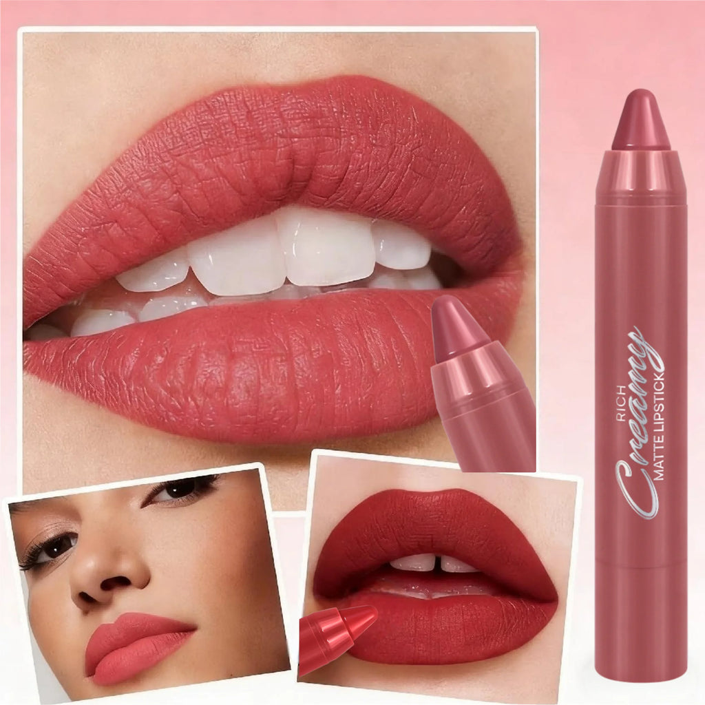 Matte Lipstick Velvet End Smooth Easy Apply Long-lasting Waterproof