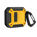 Earphone Protective Case For Apple AirPods 3 2 1 With Keychain Security Lock Cover For AirPods Pro 2 Shockproof Case Accessories Zpaxo Black Yellow For Airpods 1 or 2