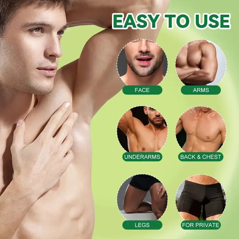 YUITIKUE Men's Hair Removal Cream – Sensitive Skin, 100g Hair Removal Cream Zpaxo
