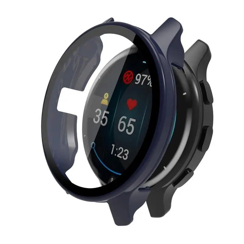 652F For Venu 2 Watch Case+Tempered Film Protector for Shell Scratch-Resist C Zpaxo