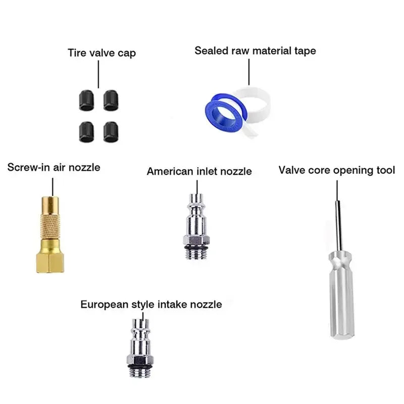 LCD Display Digital Tire Pressure Monitor Gauge, Tire Tester, Air Pressure Gauge for Car Zpaxo