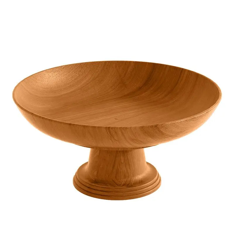 CMNordic Retro Simulation Wood Snack Fruit Tray Detachable Plate