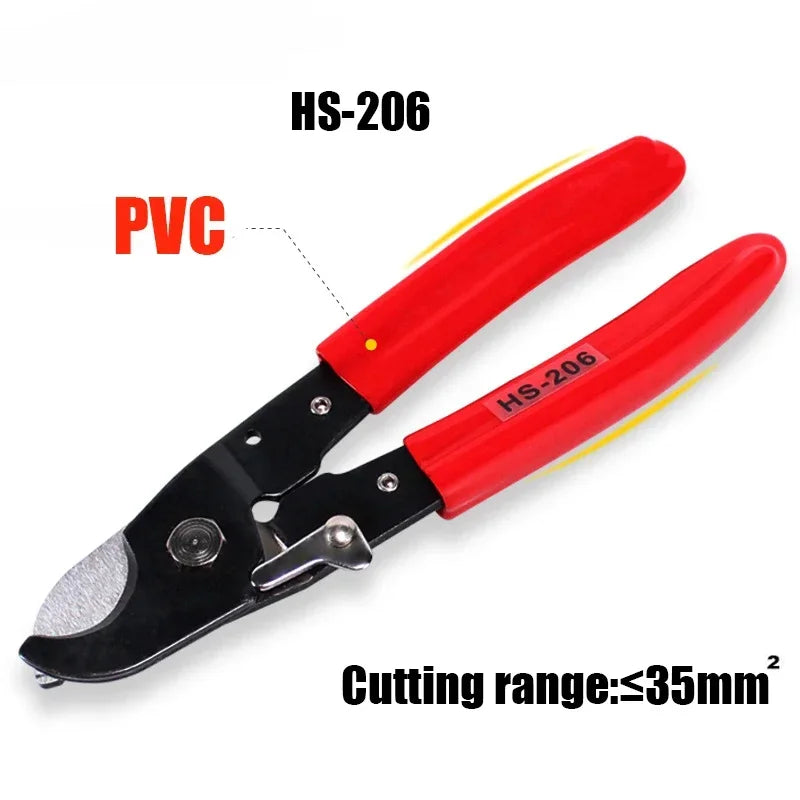 Cable Cutter Heavy Duty Aluminum Copper Ratchet Wire Up 400mm HS-520A