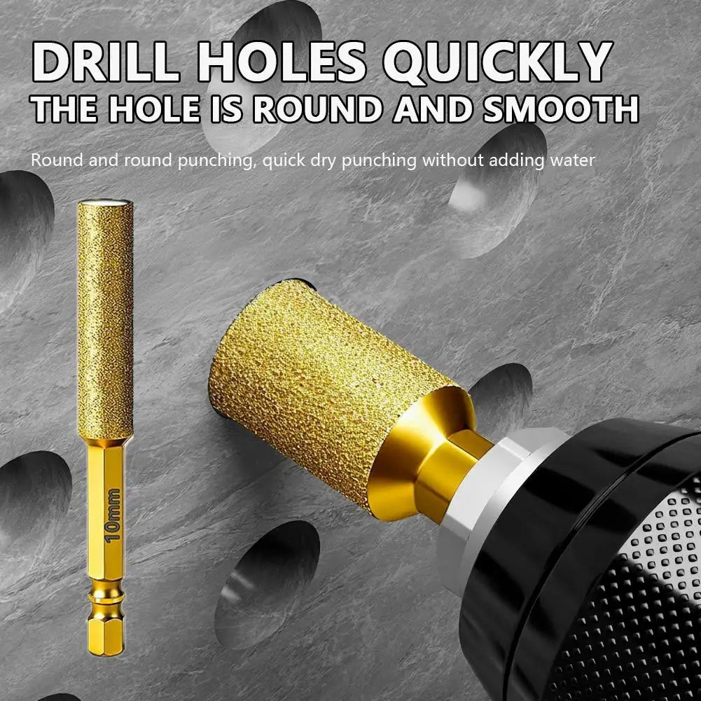 Diamond Core Drill Bits Dry Drilling Hex Shank – Tile & Granite Diamond Core Drill Bit Zpaxo