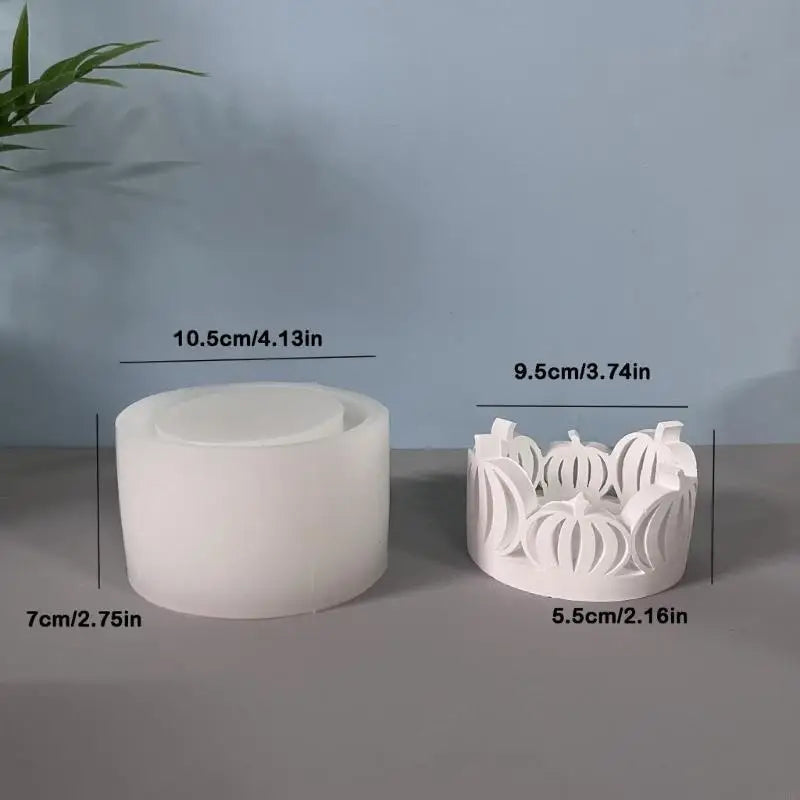 Hollowed Pumpkins Silicone Mold Candlestick Candle Tealight Holder