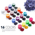 Candle Dye Wax Color Chips – 16 Colors x 5g | Soy & Paraffin Candle Making Dye Zpaxo 16 Colors Set S