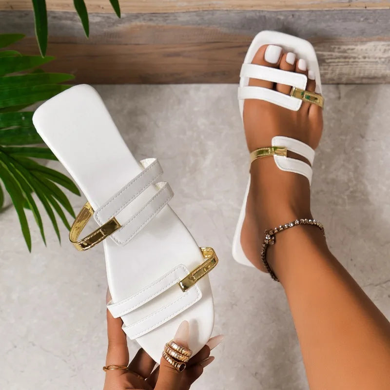 Women Casual Slippers Comfortable Outdoor Sandals Fashion Flat