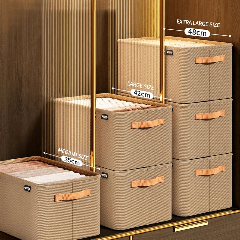 1/2/3PCS Collapsible Clothing Organizer Closet Clothes Pants Storage Organizer Closet Organizer Drawer Organizer Toy Storage Zpaxo