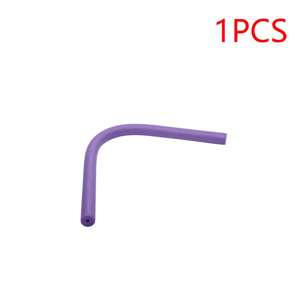1/5PCS Portable Flexible EPE Learn Swimming Pool Noodle Water Float Floating Aid for Summer Swimming Aid Pool Underwater Scooter Zpaxo Purple Hollow 1PC