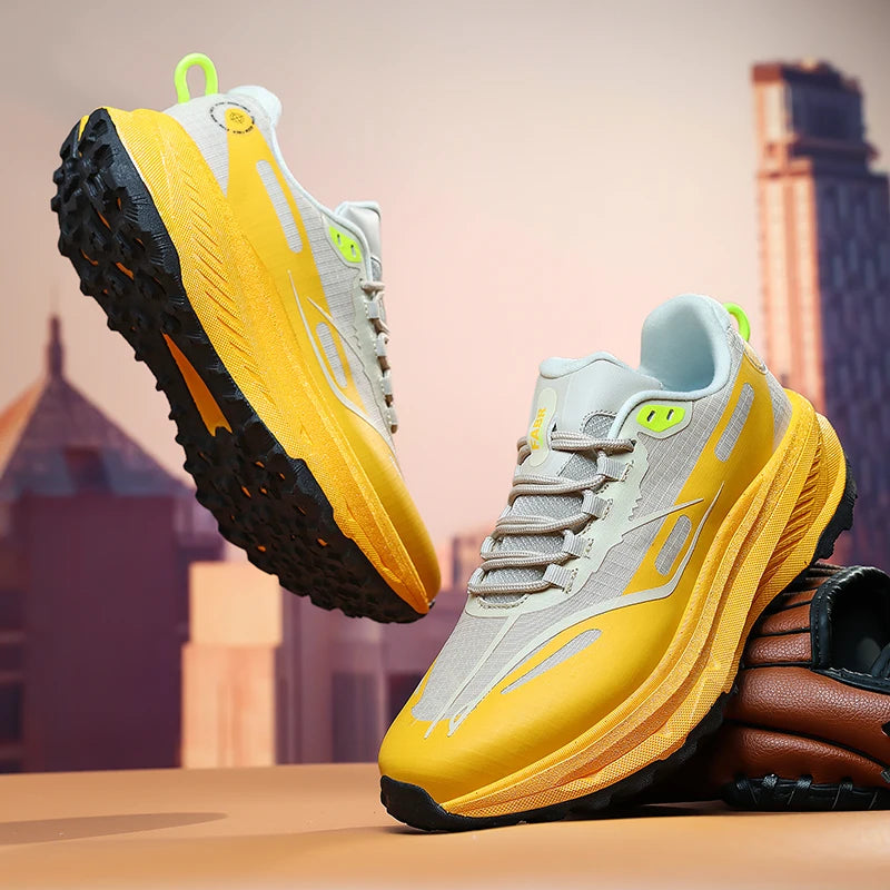 Men's Casual Sneakers Luxury Trainer Shoes Breathable Race Running