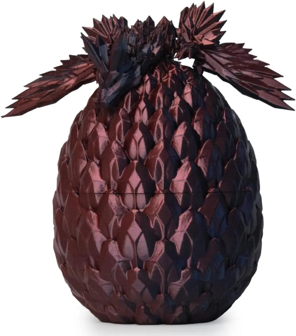 3D Printed Dragon Egg Articulated Crystal Fidget Wings Mystery Easter