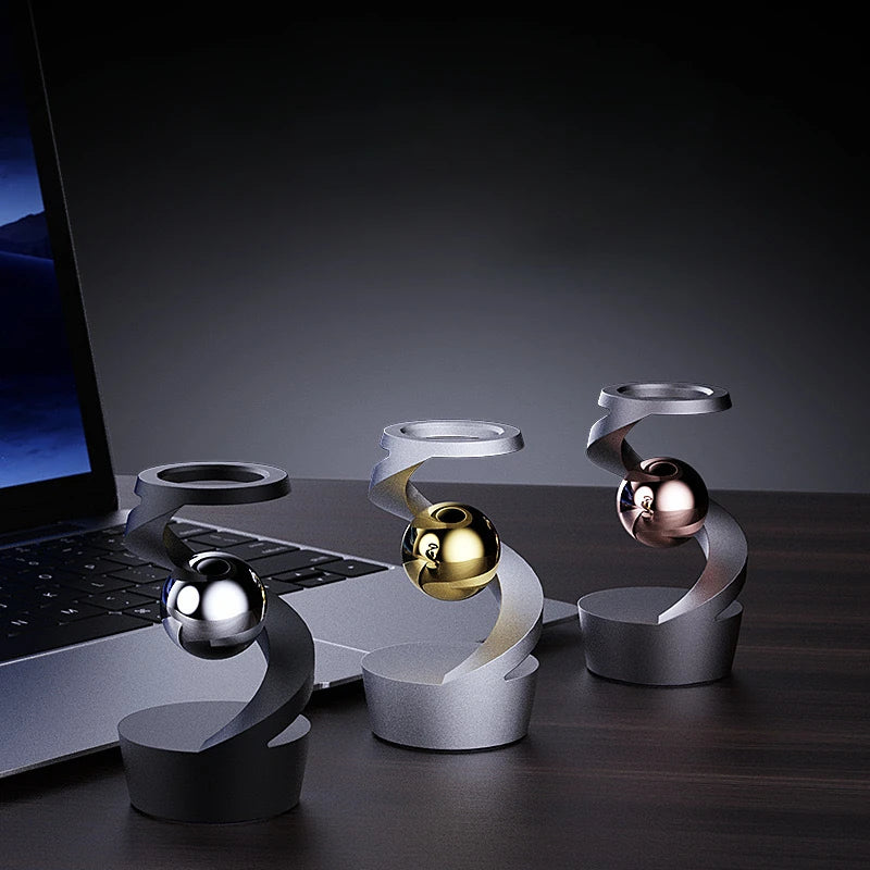 Elegant Floating Gyro Ornament Aluminum Alloy Non Finger Rotating