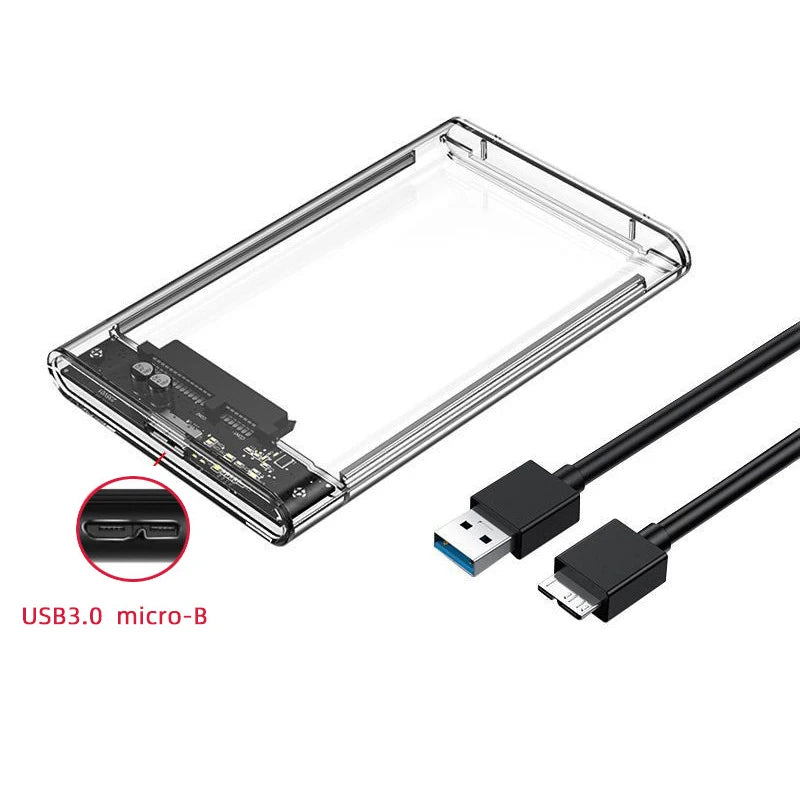 SATA C External Storage Case USB 5Gbps Transfer Speed HDD SSD Hard