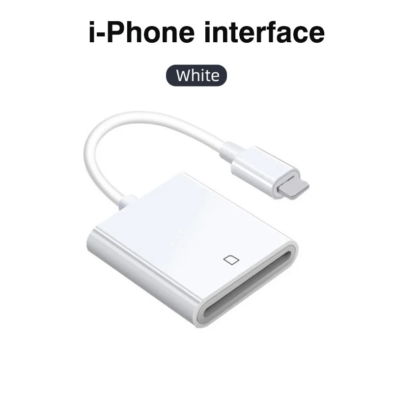 Lightning SD Card Reader Iphone Ipad Camera Memory Adapter Zpaxo IOS to SD