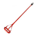 Paint and Mud Mixer Hexagon Shaft Plaster Mud Mixer Handheld Paint Cement Putty Powder Mixing Tool For Grouting Mortar Zpaxo Red