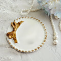 Circular Bow Jewelry Tray Necklace Earring Storage Display Prop