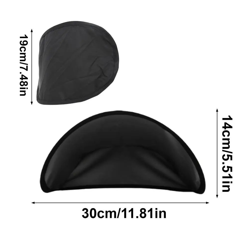 Foldable Car Phone Sun Shade – Anti-Glare Dashboard Shield Dashboard Sun Shade Zpaxo Black 1PC
