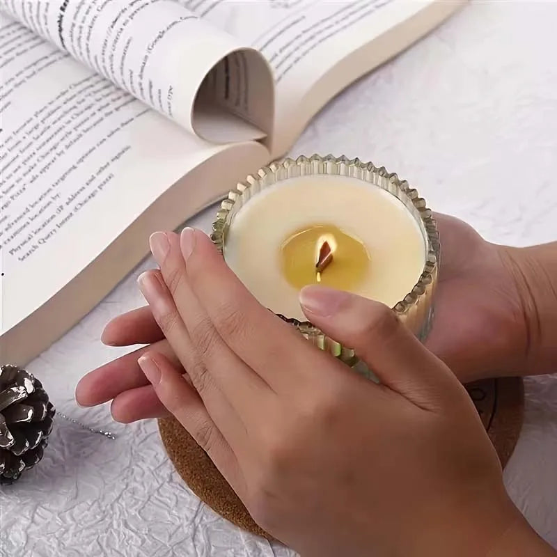 20-Pack Wooden Candle Wicks with Metal Base – DIY Candle Making Candle Making Wicks Zpaxo